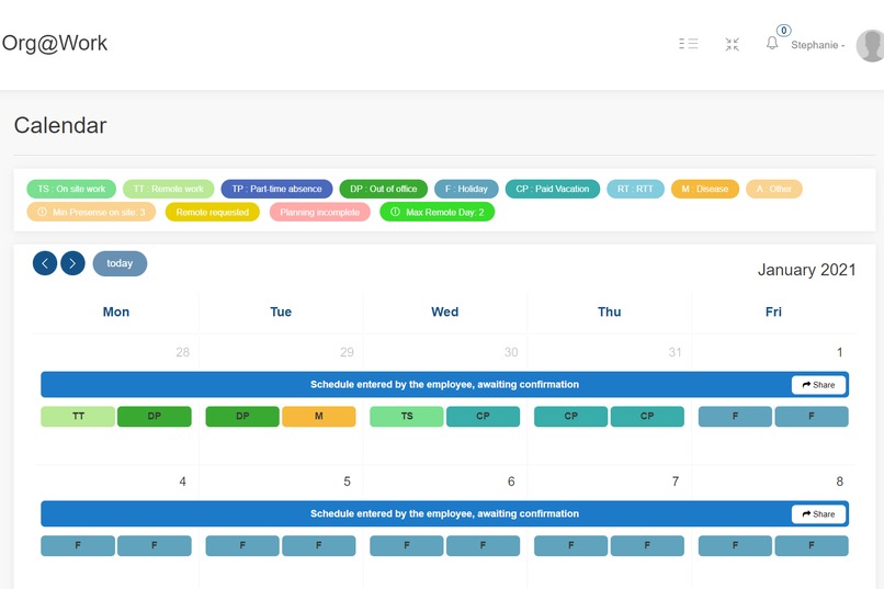 Org@Work – screenshot 1