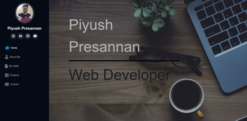Piyush's Portfolio – screenshot 5