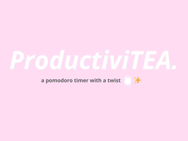 ProductiviTEA – screenshot 1