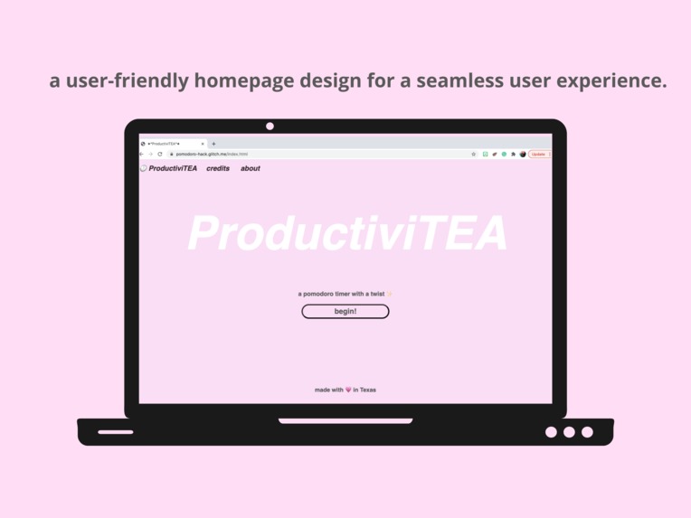 ProductiviTEA – screenshot 2