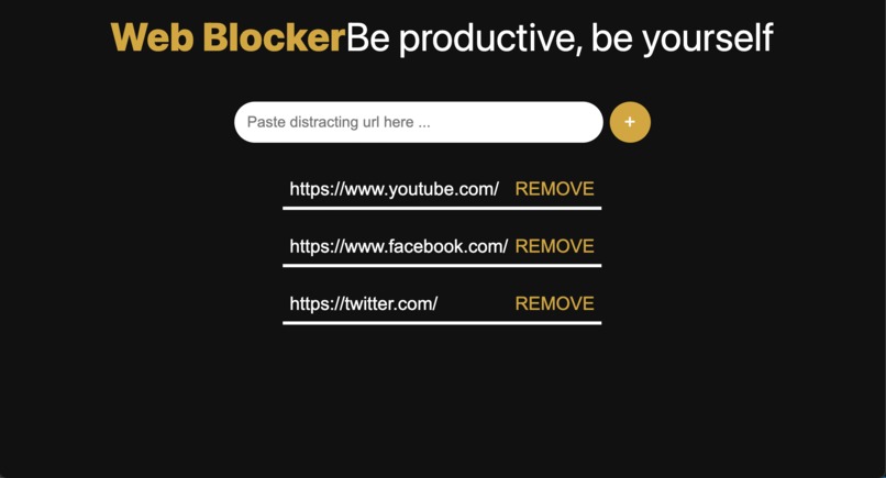 Web Blocker – screenshot 2