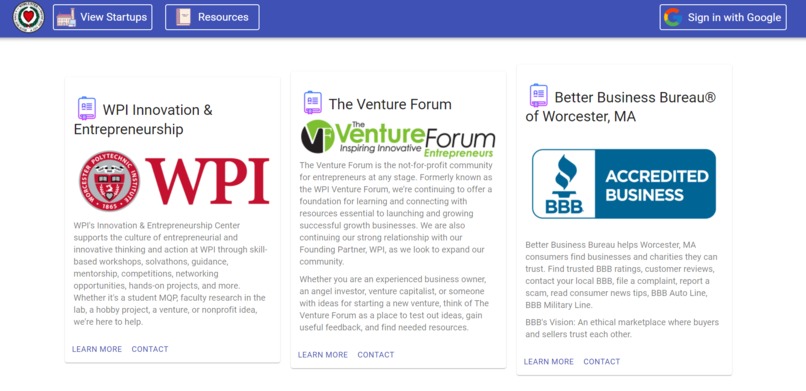 StartUp Worcester Hub – screenshot 8