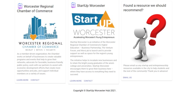 StartUp Worcester Hub – screenshot 9