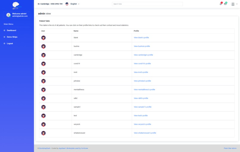 CortiCare – screenshot 1
