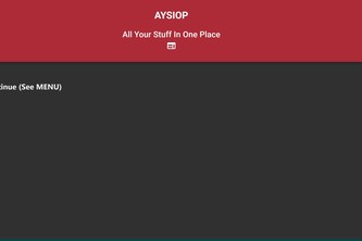 All Your Stuff In One Place