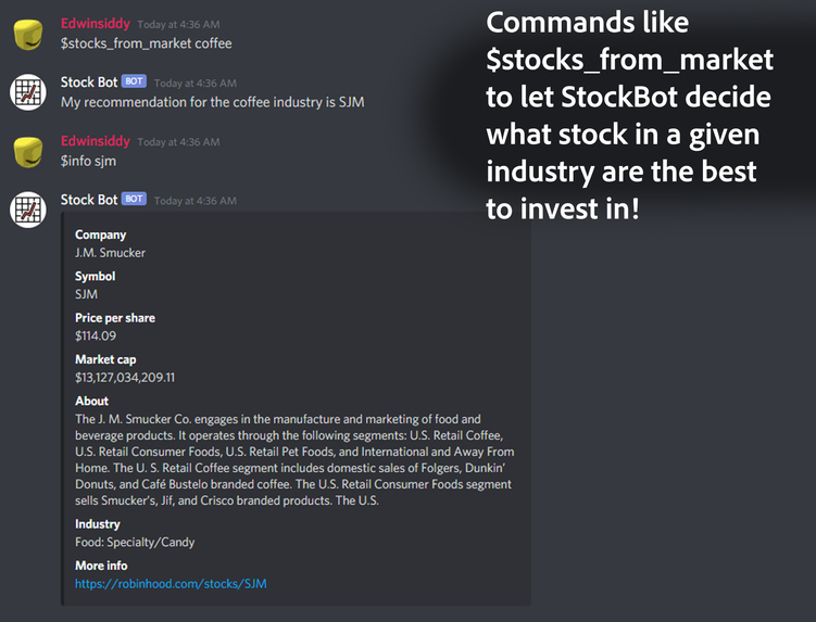 StockBot – screenshot 3