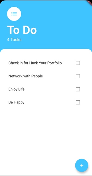 To Do App – screenshot 1