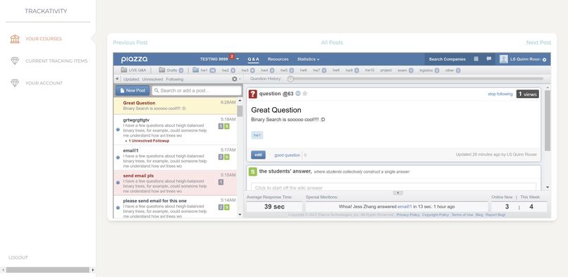 Trackativity-Piazza – screenshot 5