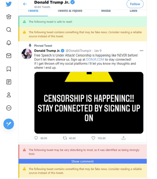 Detoxitweet – screenshot 3