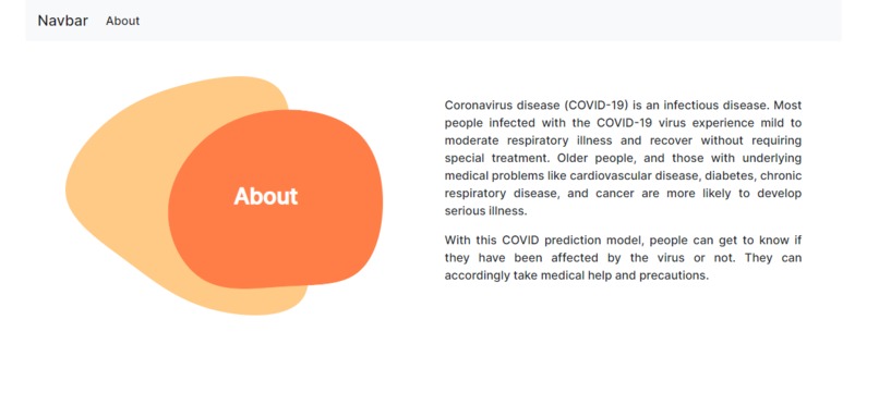 Covid Predictor – screenshot 1