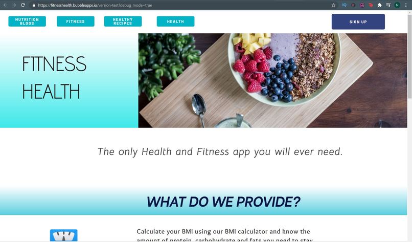 Fitness Health – screenshot 1