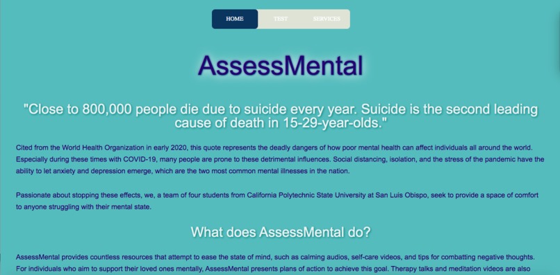 AssessMental – screenshot 1