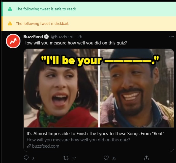 Detoxitweet – screenshot 2