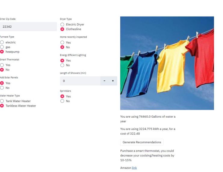Be the change-change the world, energy efficiency calculator – screenshot 1