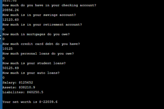 Financial Profile Class