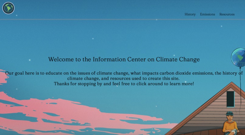 Climate Change Information Site – screenshot 1