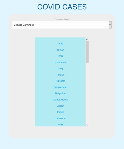 covid-updater – screenshot 1
