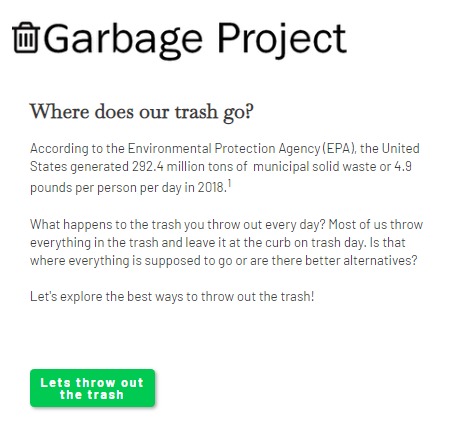 Garbage Project – screenshot 1