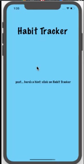 HabitTracker – screenshot 2