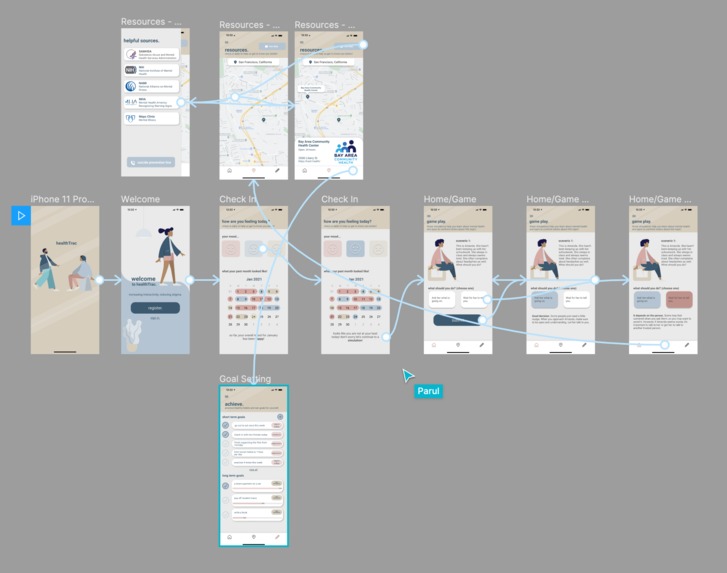 healthTrac – screenshot 2