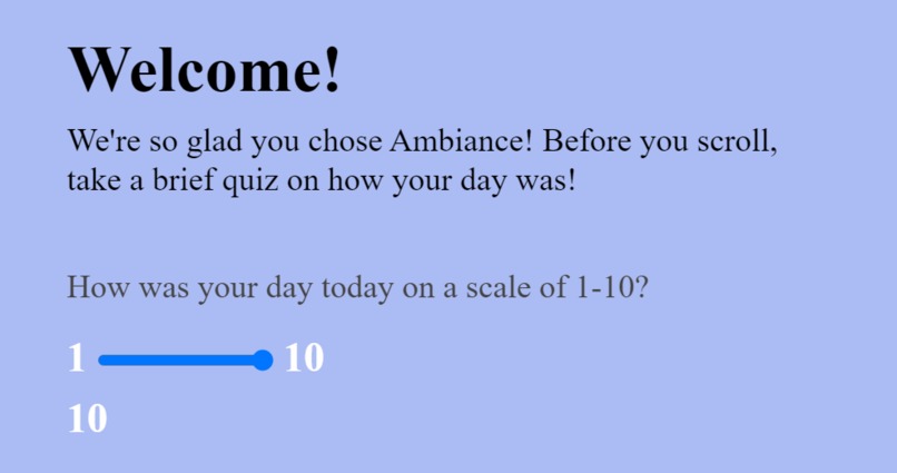 Ambiance – screenshot 1