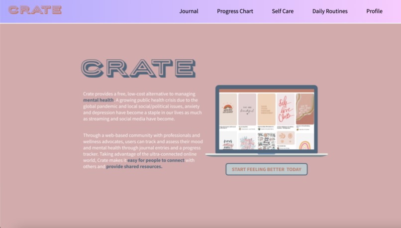 CRATE | Your mental health toolbox – screenshot 1