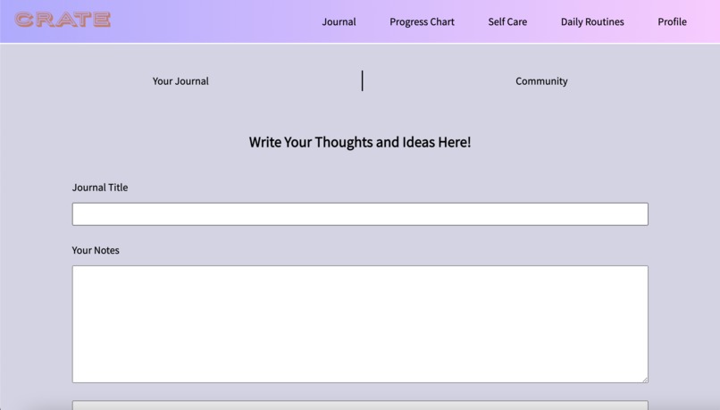 CRATE | Your mental health toolbox – screenshot 2