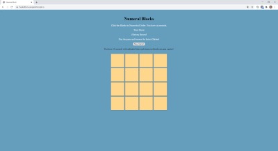 Numeral block – screenshot 1