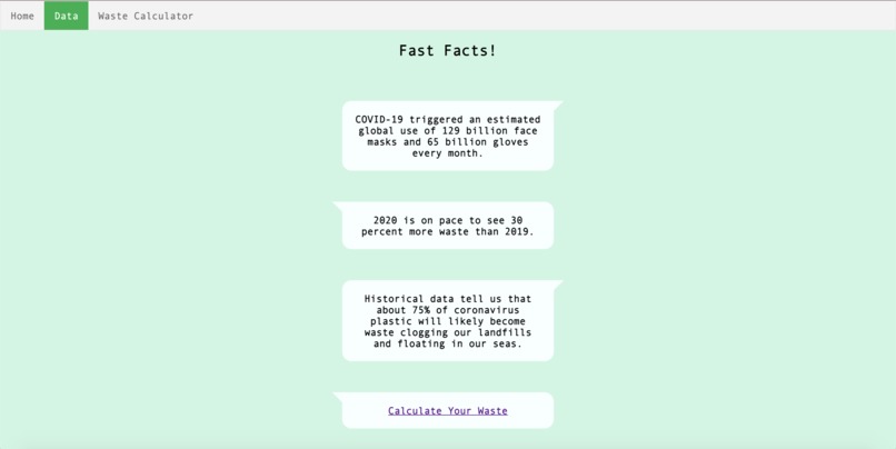 Covid-19 Carbon Calculator  – screenshot 2