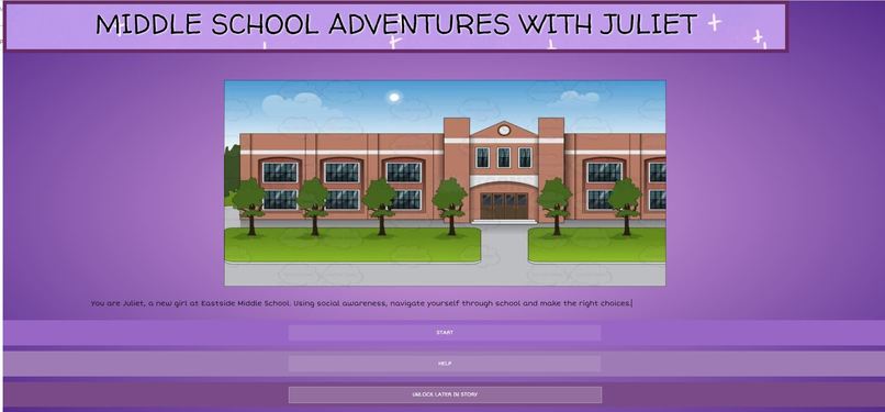 Middle School Adventures with Juliet – screenshot 1