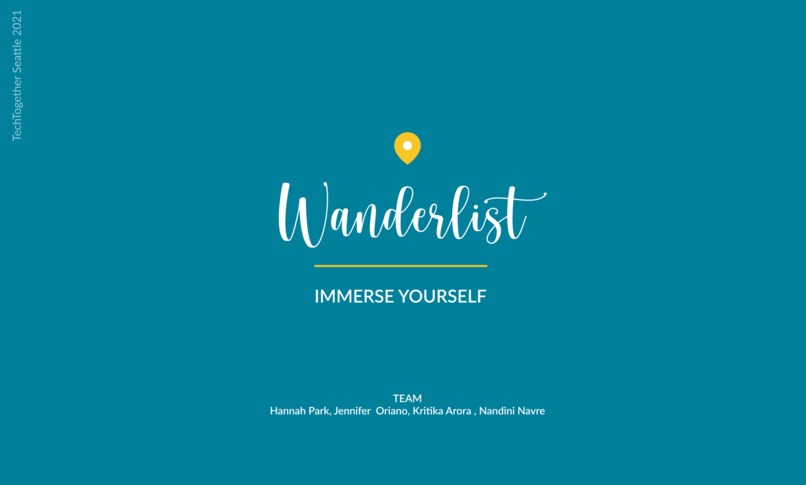 Wanderlist App – screenshot 1