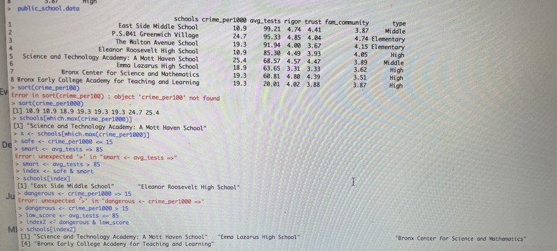 NYC Crime Rate & Schools – screenshot 2