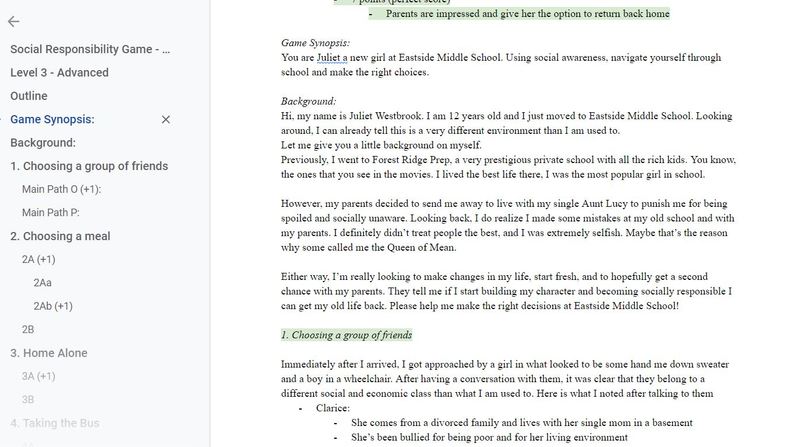 Middle School Adventures with Juliet – screenshot 3