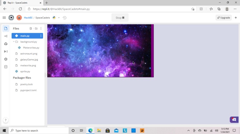 Galaxy game – screenshot 2
