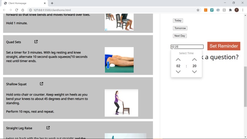 Theratrack – screenshot 5