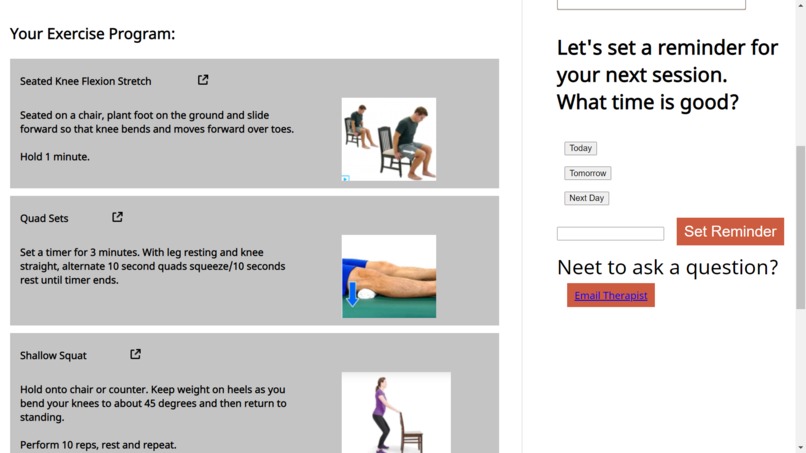 Theratrack – screenshot 4
