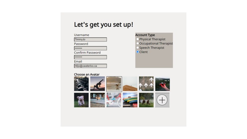 Theratrack – screenshot 2
