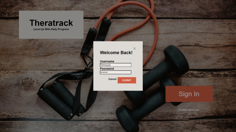 Theratrack – screenshot 1