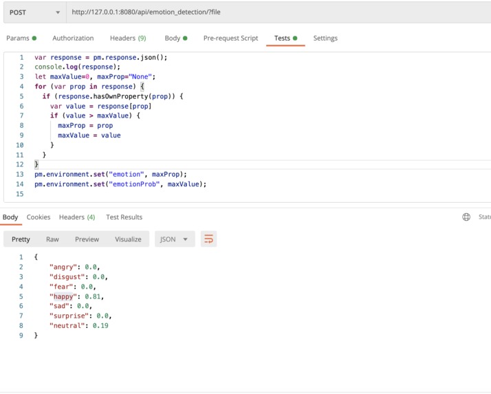 Facial Emotion Prediction  and Music Suggestion  – screenshot 1