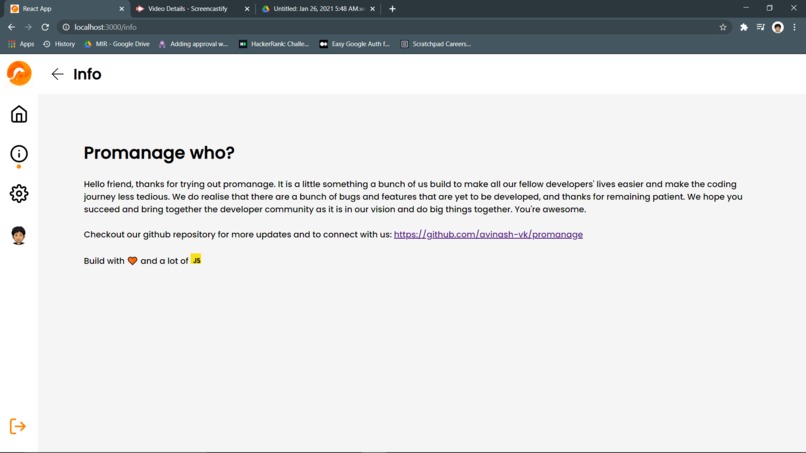 Promanage – screenshot 5