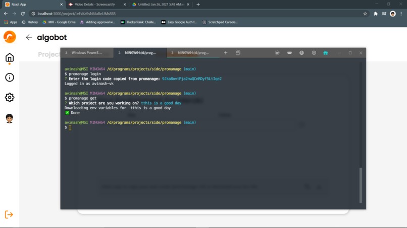 Promanage – screenshot 2