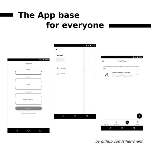 A Firebase base project for everyone – screenshot 1