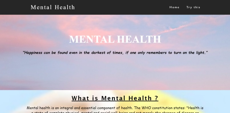 Mental Health  – screenshot 1