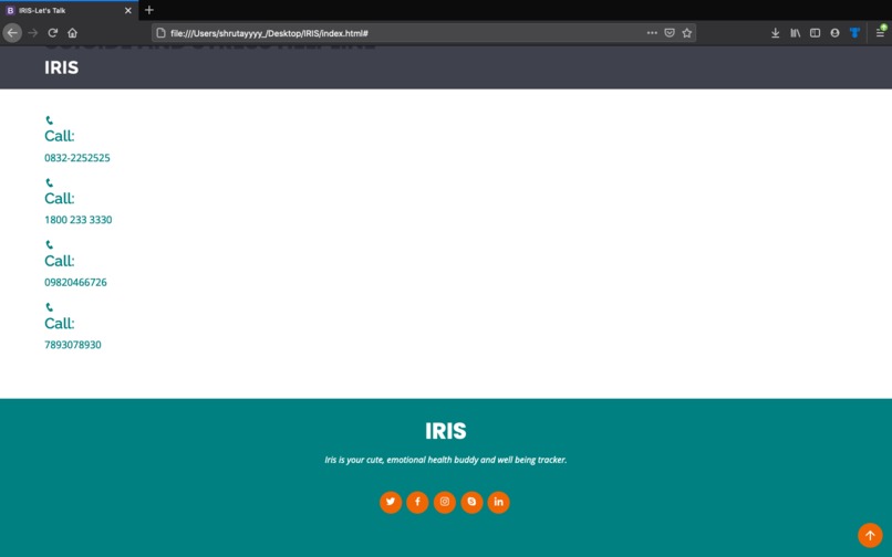IRIS – screenshot 1