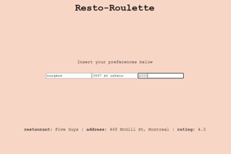 Resto-Roulette