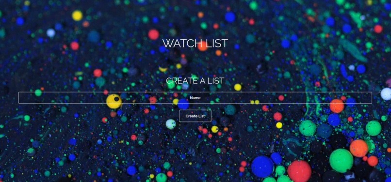 Watch List – screenshot 1