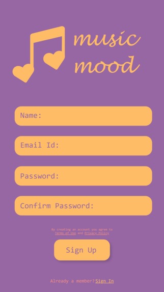 Team 6-MusicMood – screenshot 1