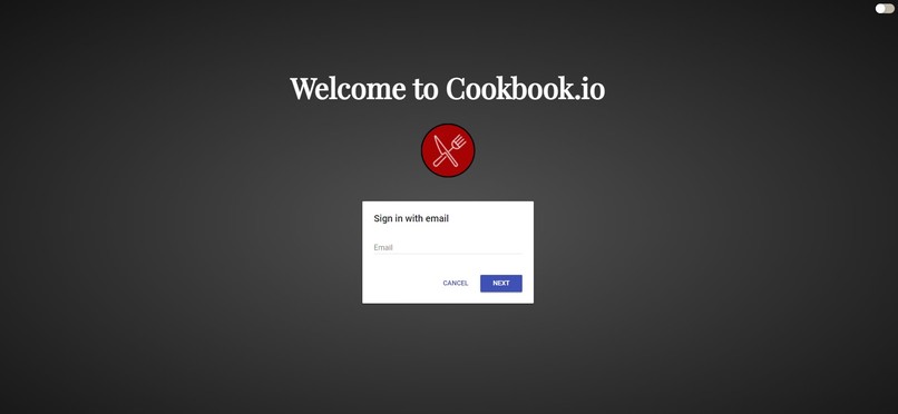 Cookbook.io – screenshot 1