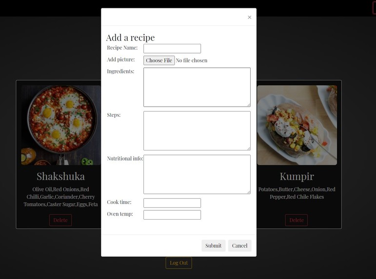 Cookbook.io – screenshot 3