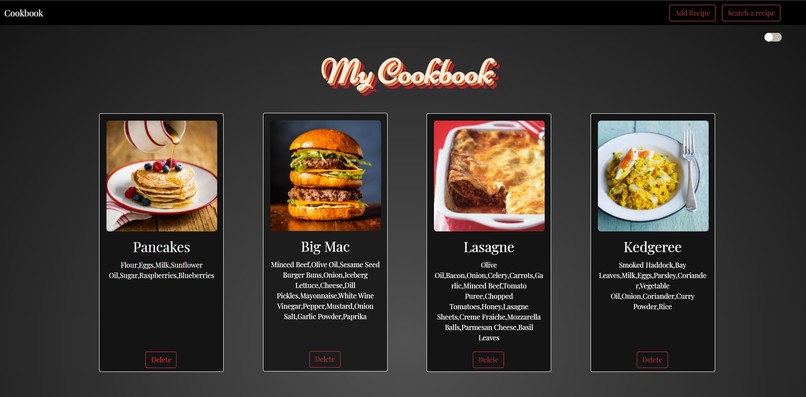 Cookbook.io – screenshot 5